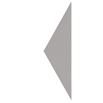 Плитка Etruria Hex Triangolo Grigio 4.3x15 см, поверхность матовая