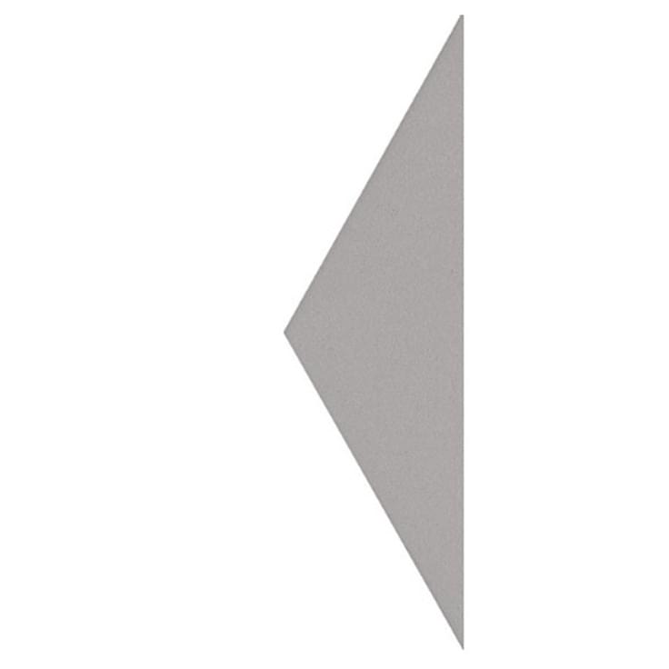 Плитка Etruria Hex Triangolo Grigio 4.3x15 см, поверхность матовая
