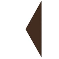 Плитка Etruria Hex Triangolo Moro 4.3x15 см, поверхность матовая