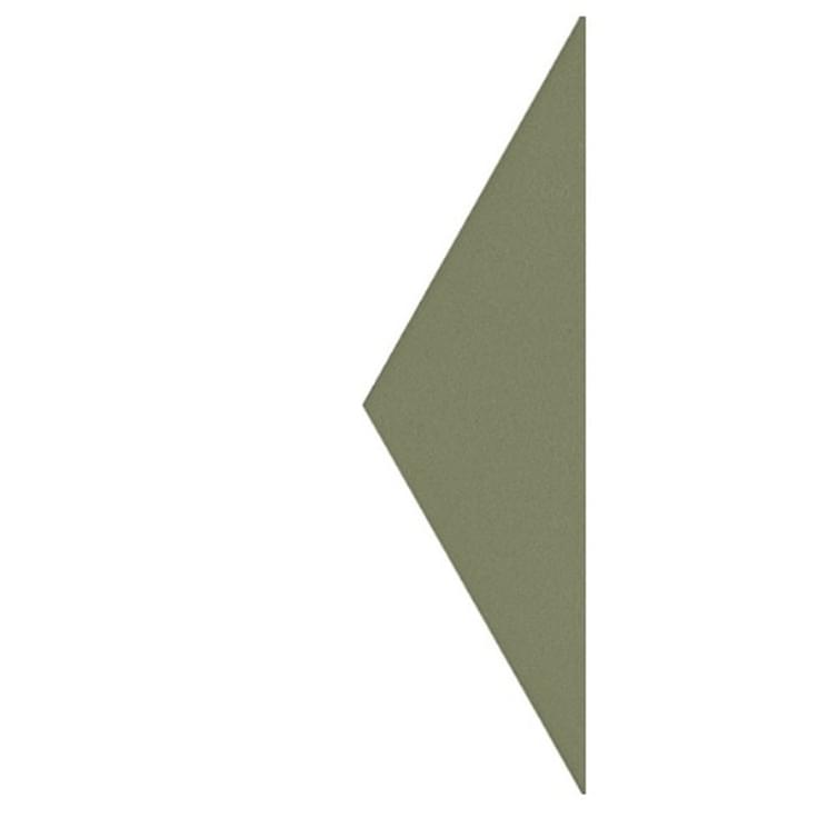 Плитка Etruria Hex Triangolo Oliva 4.3x15 см, поверхность матовая