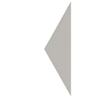 Плитка Etruria Hex Triangolo Perla 4.3x15 см, поверхность матовая