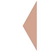 Плитка Etruria Hex Triangolo Rosa 4.3x15 см, поверхность матовая