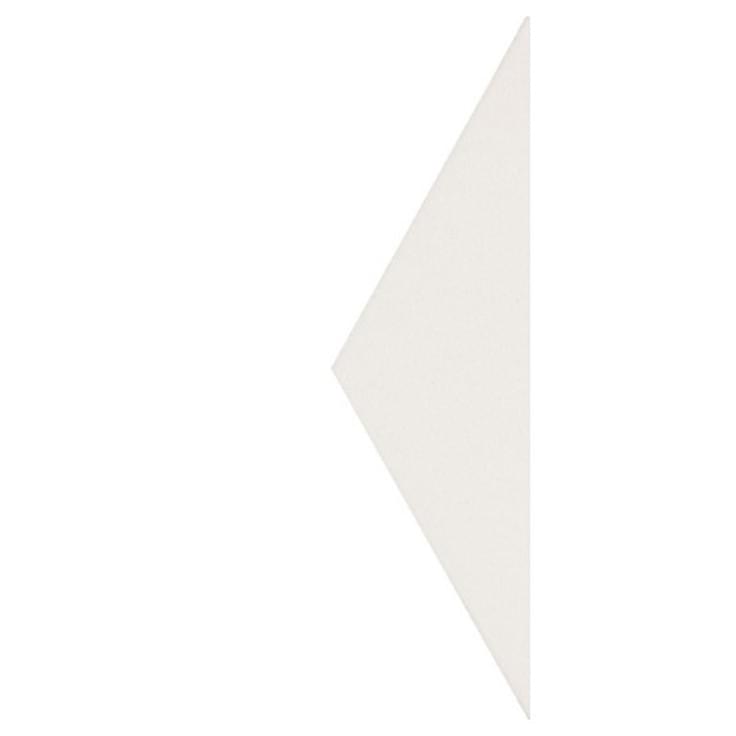 Плитка Etruria Hex Triangolo Super Bianco 4.3x15 см, поверхность матовая