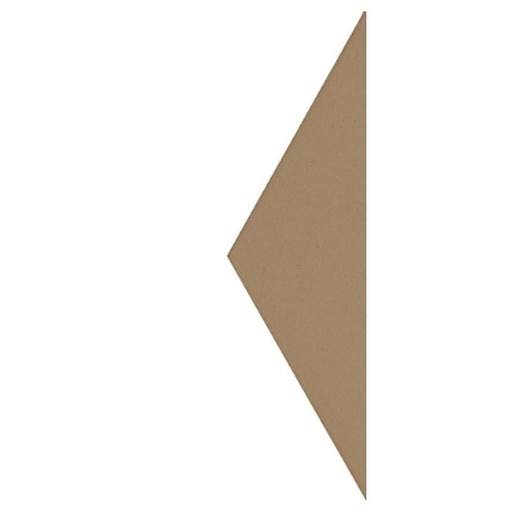 Плитка Etruria Hex Triangolo Tortora 4.3x15 см, поверхность матовая