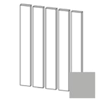 Плитка Etruria Tower Piano Montato Su Rete Aluminium Glossy 3.8x30 см, поверхность глянец