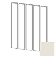 Плитка Etruria Tower Piano Montato Su Rete Milk Gossy 3.8x30 см, поверхность глянец