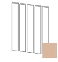 Плитка Etruria Tower Piano Montato Su Rete Pink Sand Matt 3.8x30 см, поверхность матовая