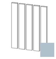 Плитка Etruria Tower Piano Montato Su Rete Sky Blue Matt 3.8x30 см, поверхность матовая