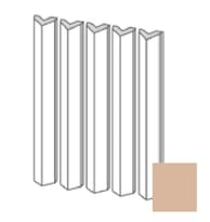 Плитка Etruria Tower Prisma Montato Su Rete Pink Sand Matt 3.8x30 см, поверхность матовая