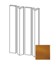 Плитка Etruria Tower Prisma Piano Montato Su Rete Caramel Craquele 3.8x30 см, поверхность глянец