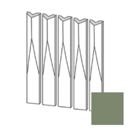 Плитка Etruria Tower Raccordo Piano Prisma Juniper Matt 3.8x30 см, поверхность матовая