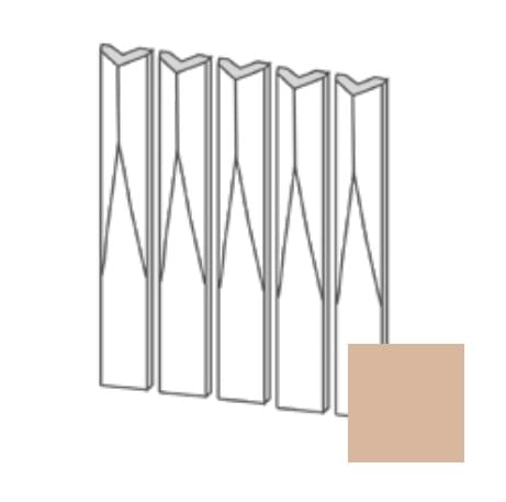 Плитка Etruria Tower Raccordo Piano Prisma Pink Sand Matt 3.8x30 см, поверхность матовая