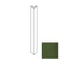 Плитка Etruria Tower Sguscio Esterno Emerald Green Craquele 2x30 см, поверхность глянец