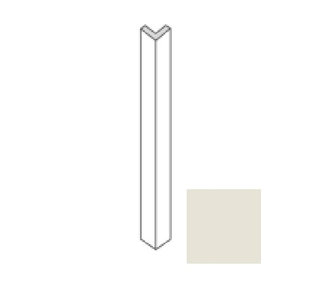 Плитка Etruria Tower Sguscio Esterno Milk Matt 2x30 см, поверхность матовая