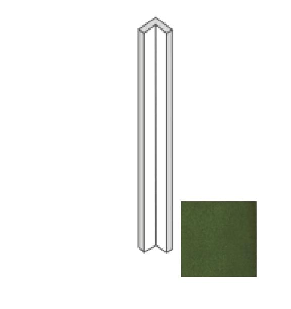 Плитка Etruria Tower Sguscio Interno Emerald Green Craquele 2x30 см, поверхность глянец