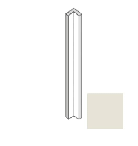 Плитка Etruria Tower Sguscio Interno Milk Matt 2x30 см, поверхность матовая