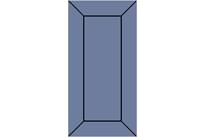 Плитка Etruria Victoria Diamantato 15 China Blue 7.4x15 см, поверхность глянец