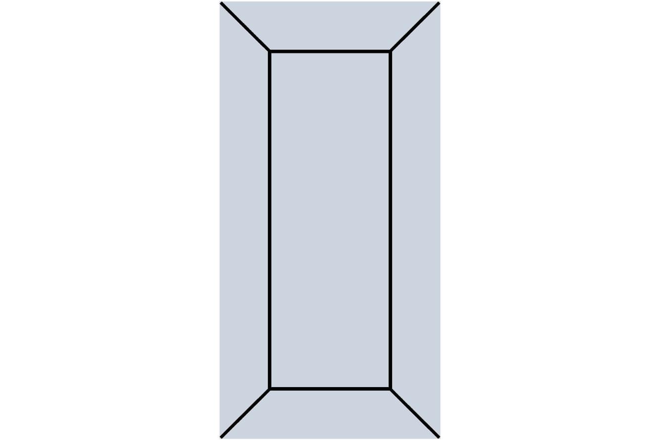 Плитка Etruria Victoria Diamantato 15 Light Blue 7.4x15 см, поверхность глянец