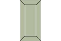 Плитка Etruria Victoria Diamantato 15 Moss Green 7.4x15 см, поверхность глянец