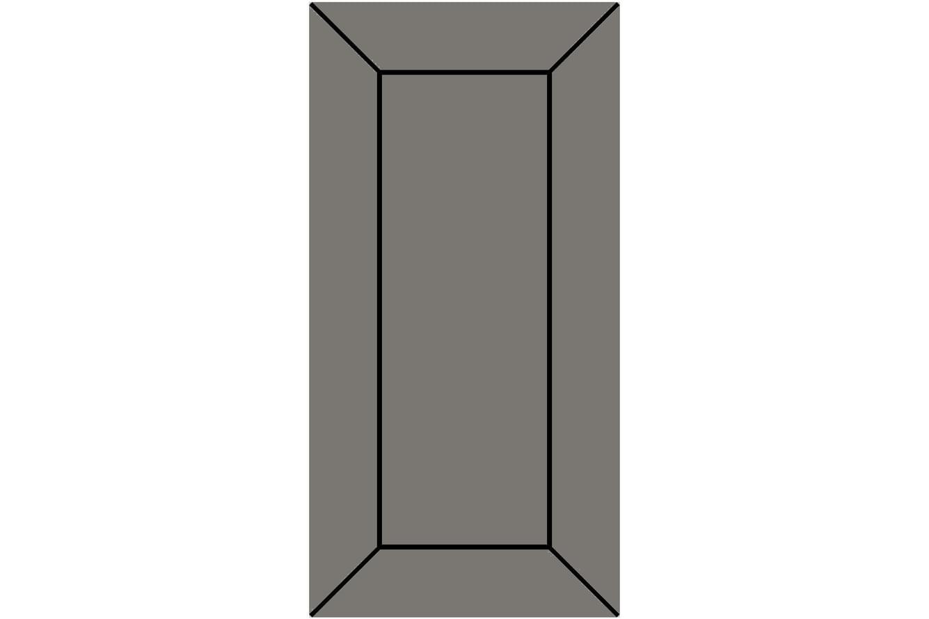 Плитка Etruria Victoria Diamantato 15 Slate Gray 7.4x15 см, поверхность глянец