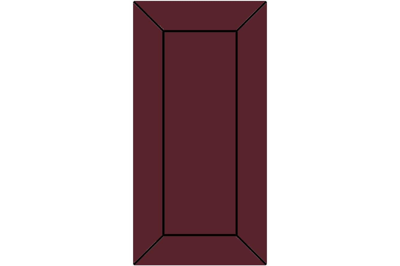 Плитка Etruria Victoria Diamantato 7.4 Burgundy 7.4x7.4 см, поверхность глянец