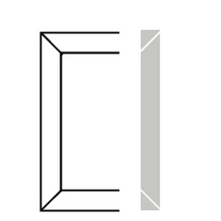 Плитка Etruria Victoria Terminale Diamantato Slate Gray 2x15 см, поверхность глянец