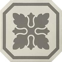 Плитка Etruria Vintage BIANCO DECORO GRIGIO 20x20 см, поверхность матовая