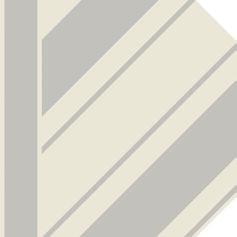 Плитка Etruria Vintage Pattern 4 Bordura Lineare SX Monocolore Bianco Decoro Perla 20x20 см, поверхность матовая