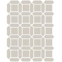 Плитка Etruria XXS Cassettone Quadrato Bianco Losanga Bianco 32x39 см, поверхность матовая