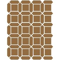 Плитка Etruria XXS Cassettone Quadrato Biscotto Losanga Biscotto 32x39 см, поверхность матовая