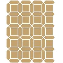 Плитка Etruria XXS Cassettone Quadrato Ocra Losanga Ocra 32x39 см, поверхность матовая