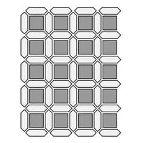 Плитка Etruria XXS Cassettone Quadrato Rosa Losanga Mattone 32x39 см, поверхность матовая