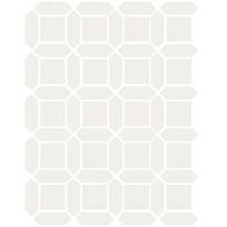 Плитка Etruria XXS Cassettone Quadrato Super Bianco Losanga Super Bianco 32x39 см, поверхность матовая