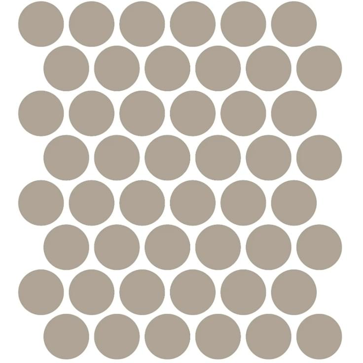 Плитка Etruria XXS Cerchio 37 Grigio 33x37 см, поверхность матовая