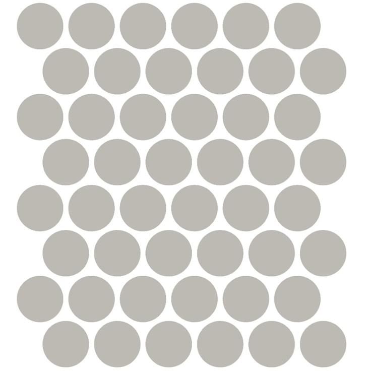 Плитка Etruria XXS Cerchio Perla 5x5 см, поверхность матовая