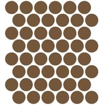 Плитка Etruria XXS Cerchio Tabacco 5x5 см, поверхность матовая