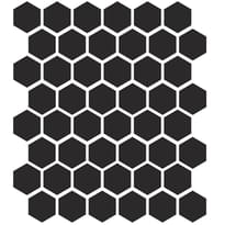 Плитка Etruria XXS Esagono 37 Moro 33x37 см, поверхность матовая