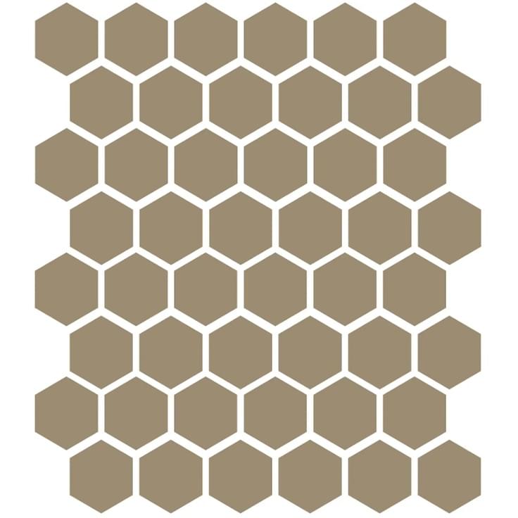 Плитка Etruria XXS Esagono 37 Tabacco 33x37 см, поверхность матовая