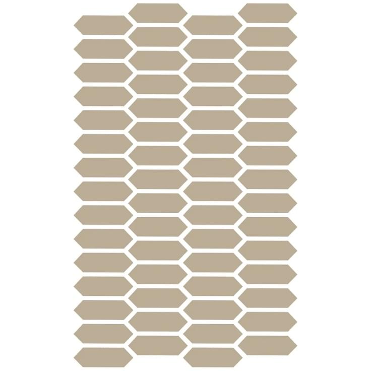 Плитка Etruria XXS Esagono 37 Tortora 33x37 см, поверхность матовая