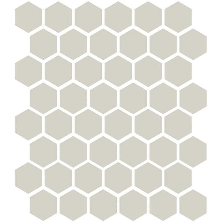 Плитка Etruria XXS Esagono Bianco 5x5.7 см, поверхность матовая