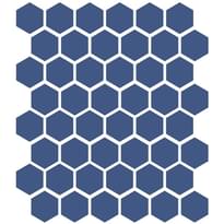Плитка Etruria XXS Esagono Cobalto 5x5.7 см, поверхность матовая