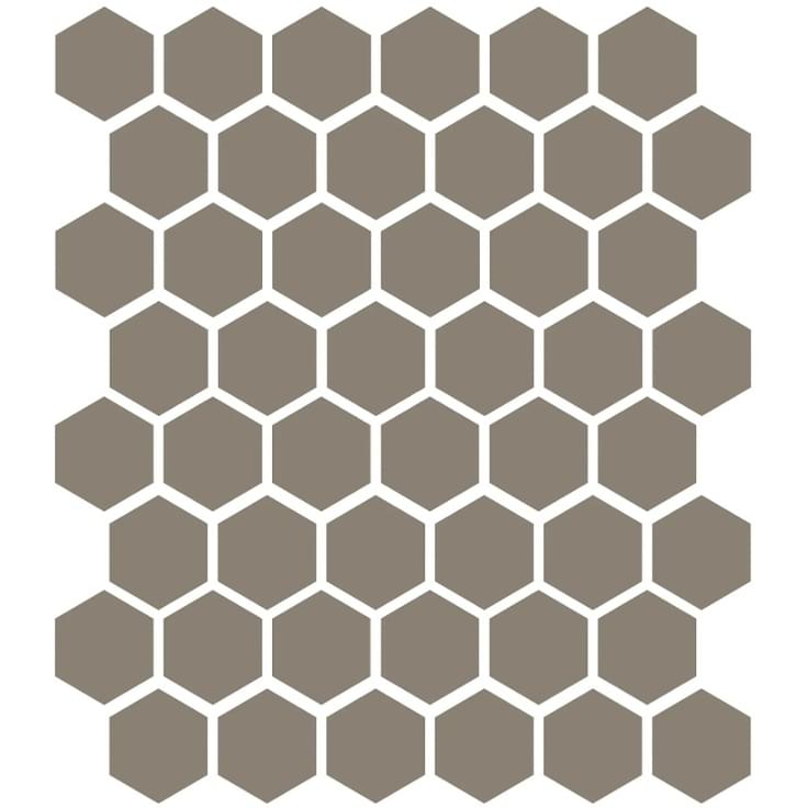 Плитка Etruria XXS Esagono Fango 5x5.7 см, поверхность матовая