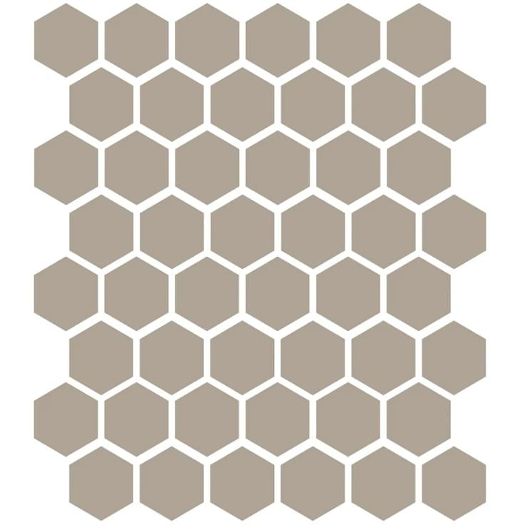 Плитка Etruria XXS Esagono Grigio 5x5.7 см, поверхность матовая