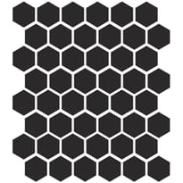 Плитка Etruria XXS Esagono Nero 5x5.7 см, поверхность матовая