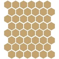 Плитка Etruria XXS Esagono Ocra 5x5.7 см, поверхность матовая