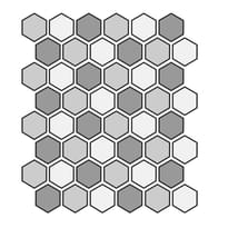 Плитка Etruria XXS Esagono Three Colours Bianco Oliva Avorio 33x37 см, поверхность матовая