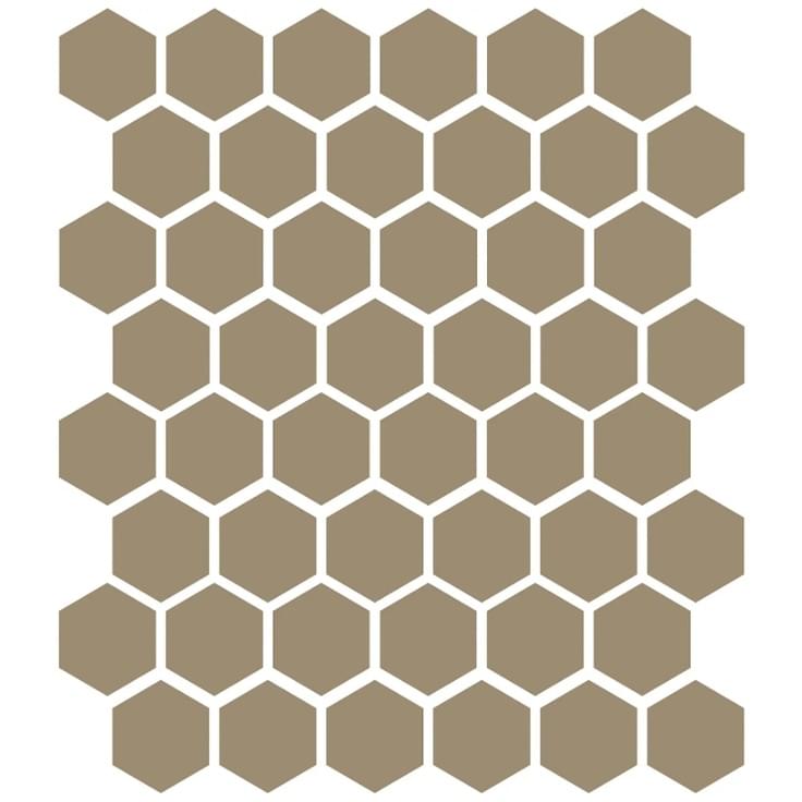 Плитка Etruria XXS Esagono Tortora 5x5.7 см, поверхность матовая