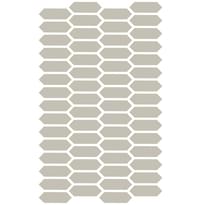 Плитка Etruria XXS Losanga Bianco 2.5x7.5 см, поверхность матовая