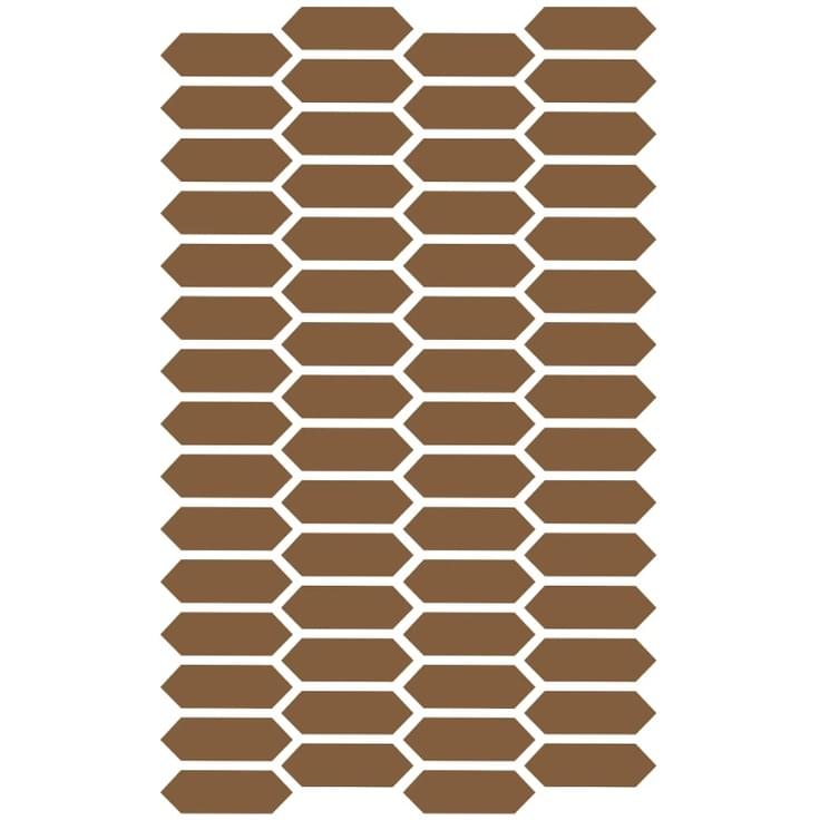 Плитка Etruria XXS Losanga Biscotto 2.5x7.5 см, поверхность матовая