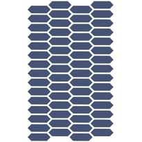 Плитка Etruria XXS Losanga Cobalto 2.5x7.5 см, поверхность матовая